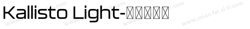 Kallisto Light字体转换